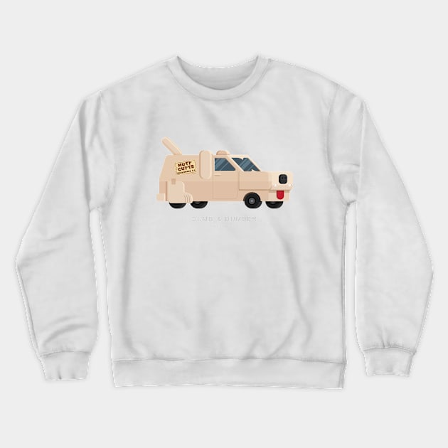 Dumb & Dumber - Famous Cars Crewneck Sweatshirt by Fred Birchal